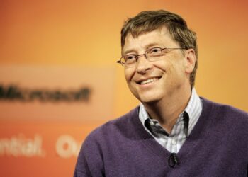 Bill Gates and the books at his top-of-mind