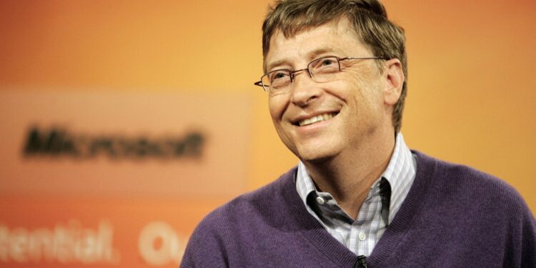 Bill Gates and the books at his top-of-mind