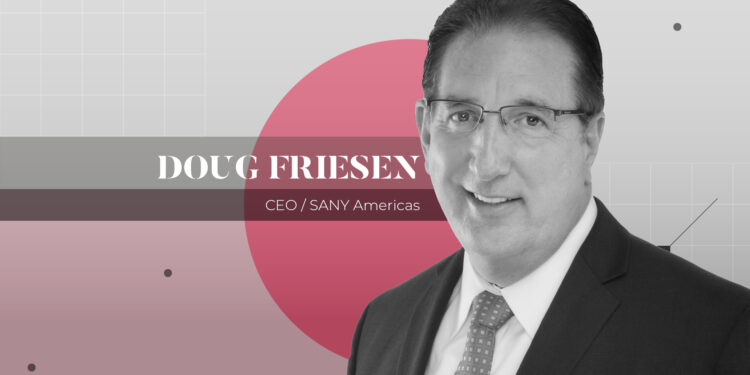 - Under CEO Doug Friesen, SANY America is looking towards building a global brand