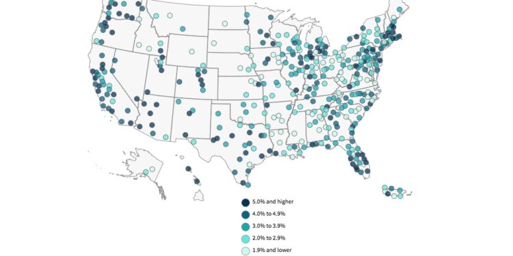 Nonfarm Payroll Employment up in Metropolitan Areas in December