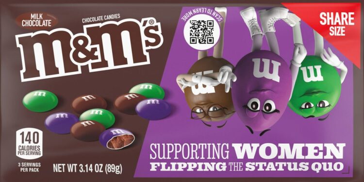Mars celebrates women with M&M’S packaging and $800,000 grants
