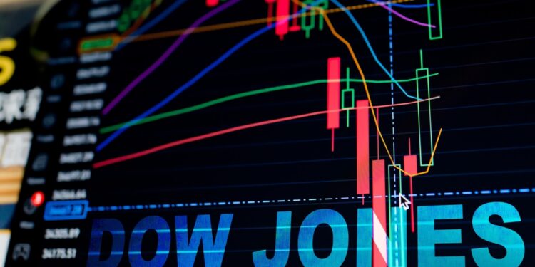 The Dow dips, ending record winning streak