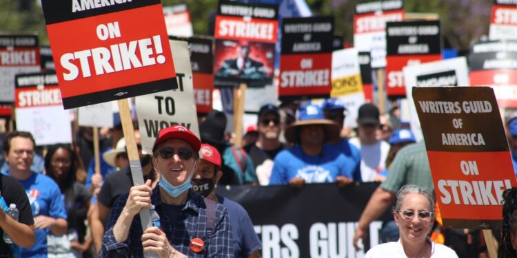 Hollywood studios reaches tentative deal with  WGA