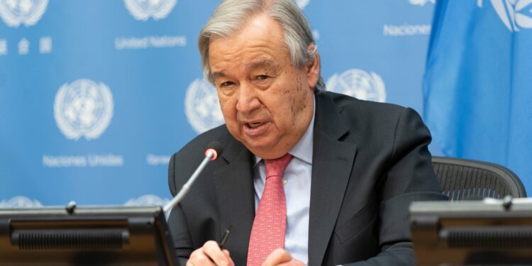 U.N. Chief calls for “windfall” tax for fossil fuel companies