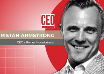 Rocky Mountaineer’s CEO shows CEO NA Magazine how the majesty of the Rockies meets the comfort of luxury train travel