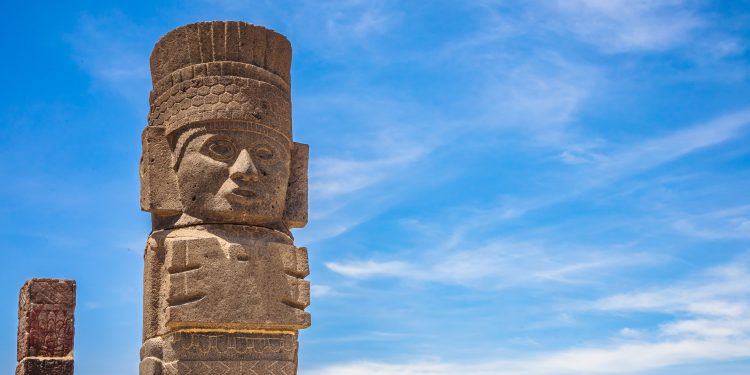 Ancient pyramid discovered during road construction works in Hidalgo, Mexico