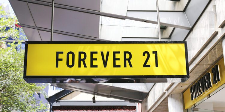 Forever 21 files for second bankruptcy
