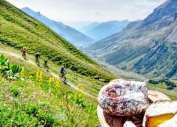 This French mountain bike race is all about cheese