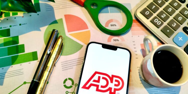 The ADP National Employment Report shows a slowdown in hiring