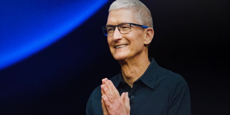 Tim Cook celebrates ‘record-breaking quarter’ for Apple